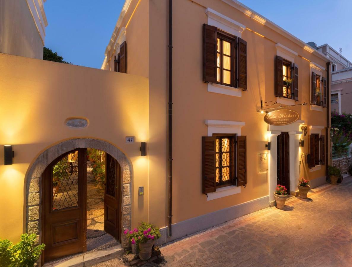 Rodos Niohori Elite Suites Boutique Hotel Rhodes City エクステリア 写真